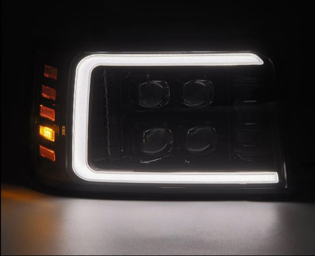 92-96 Ford F-Series/Bronco NOVA-Series LED Projector Headlights Black