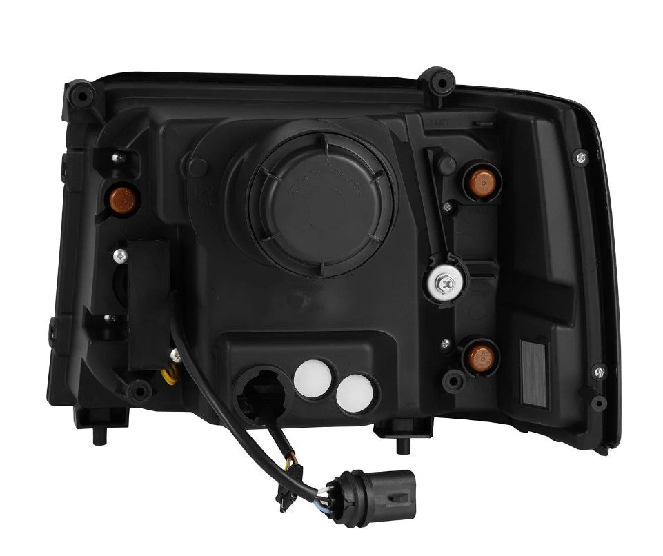 92-96 Ford F-Series/Bronco NOVA-Series LED Projector Headlights Black