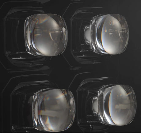 92-96 Ford F-Series/Bronco NOVA-Series LED Projector Headlights Alpha-Black