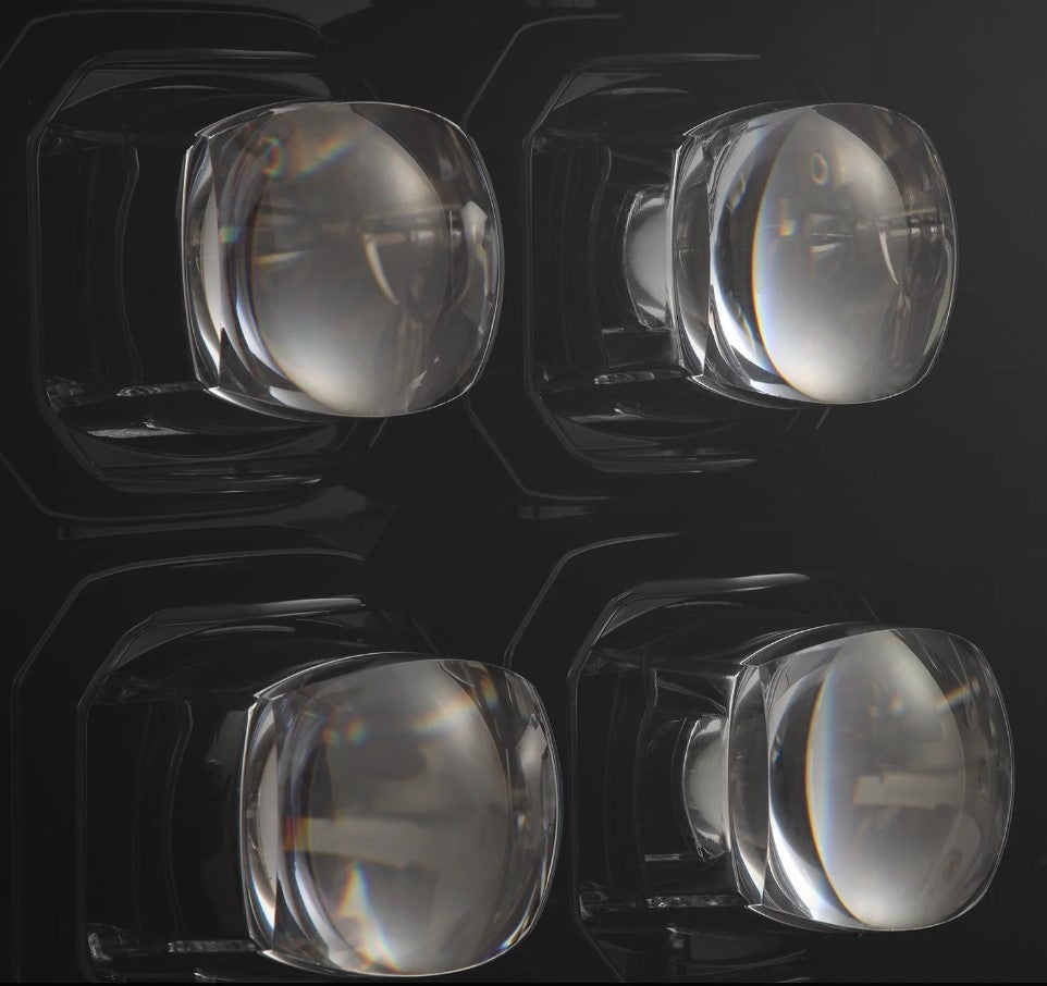 92-96 Ford F-Series/Bronco NOVA-Series LED Projector Headlights Black