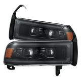 94-01 Dodge Ram 1500/94-02 Ram 2500/3500 LUXX-Series LED Headlights Alpha-Black