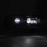 94-01 Dodge Ram 1500/94-02 Ram 2500/3500 LUXX-Series LED Headlights Black