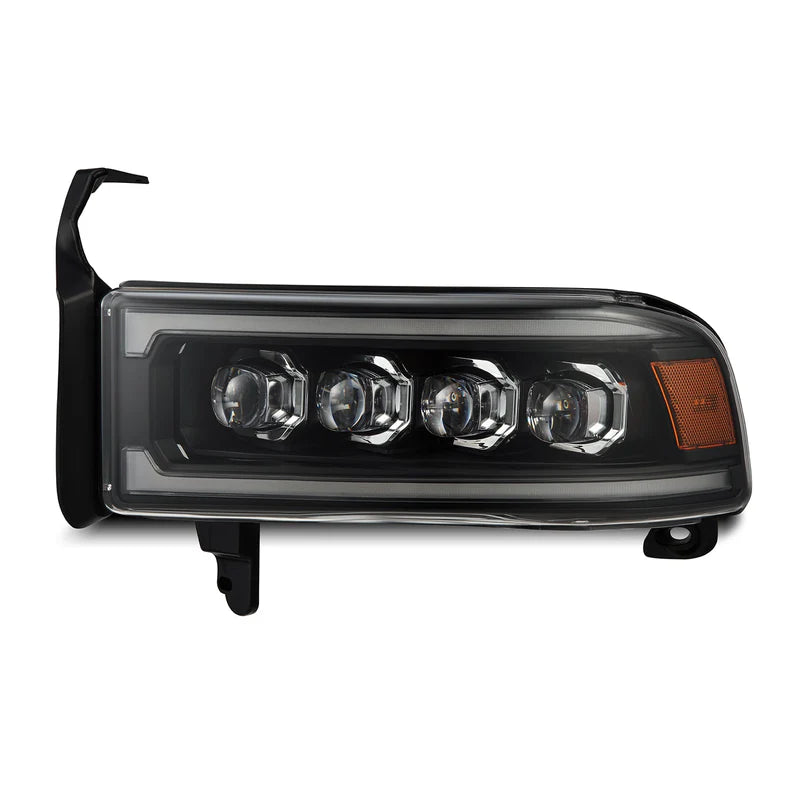 94-01 Dodge Ram 1500/94-02 Ram 2500/3500 NOVA-Series LED Headlights Black