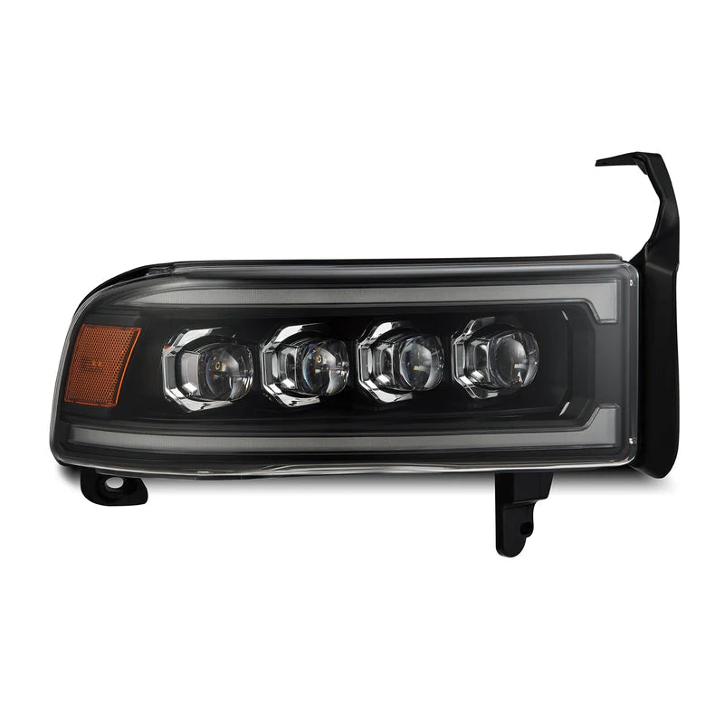 94-01 Dodge Ram 1500/94-02 Ram 2500/3500 NOVA-Series LED Headlights Black