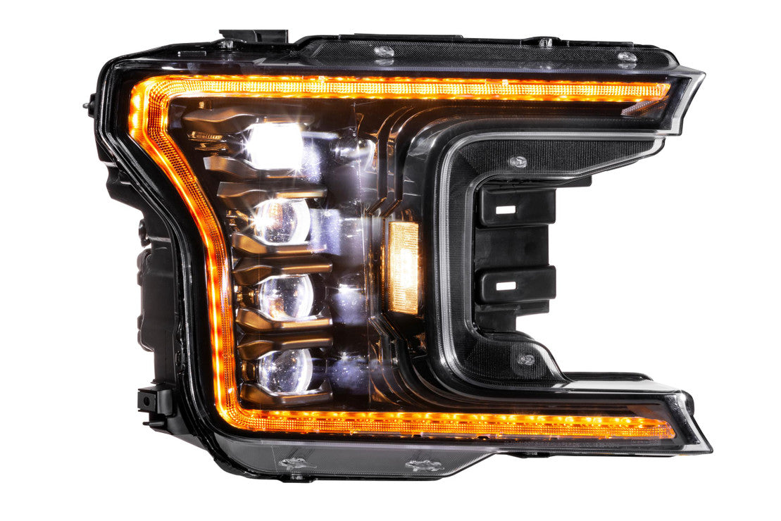 FORD F-150 (18-20): XB LED HEADLIGHTS (AMBER DRL)