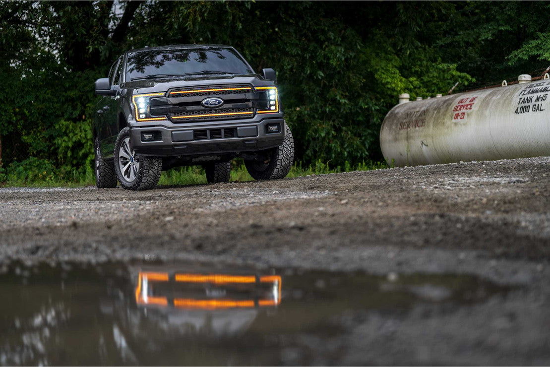 FORD F-150 (18-20): XB LED HEADLIGHTS (AMBER DRL)