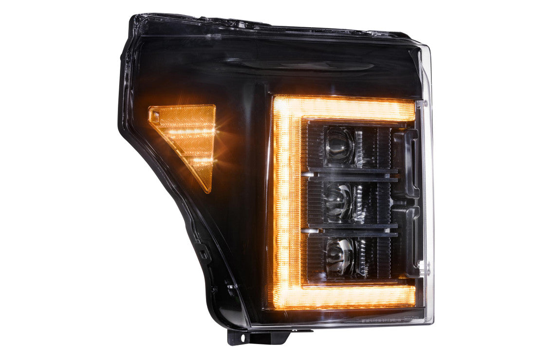 FORD SUPER DUTY (11-16) XB LED HEADLIGHTS (AMBER DRL)