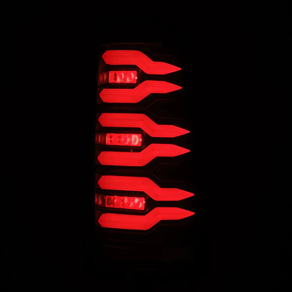 99-06 Chevrolet Silverado/99-06 GMC Sierra LUXX-Series LED Tail Lights Black Red