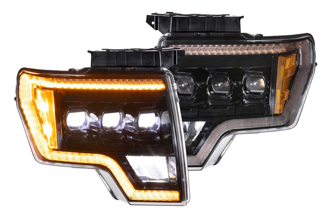 FORD F-150 (09-14) XB LED HEADLIGHTS (AMBER DRL)