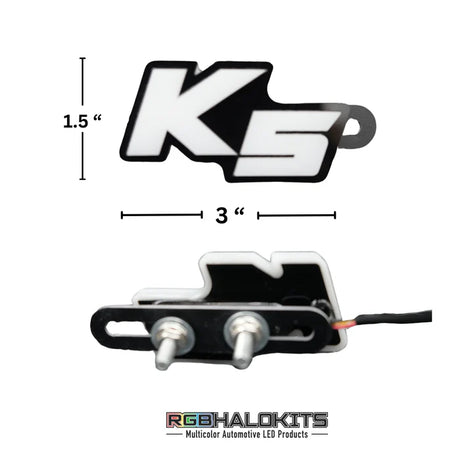 Kia K5 LED Badge: (Multicolor Flow)