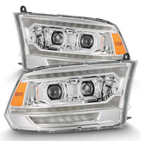 09-18 Ram Truck (MK II 5th Gen 2500 Style) LUXX-Series LED Projector Headlights Chrome (OPEN BOX)