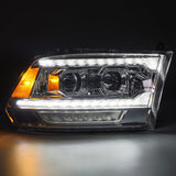 09-18 Ram Truck (MK II 5th Gen 2500 Style) LUXX-Series LED Projector Headlights Chrome