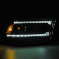 09-18 Ram Truck (MK II 5th Gen 2500 Style) PRO-Series Halogen Projector Headlights Alpha-Black (OPEN BOX)