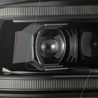 09-18 Ram Truck (MK II 5th Gen 2500 Style) PRO-Series Halogen Projector Headlights Alpha-Black (OPEN BOX)