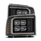 05-07 Ford Super Duty/Excursion NOVA-Series LED Projector Headlights Black