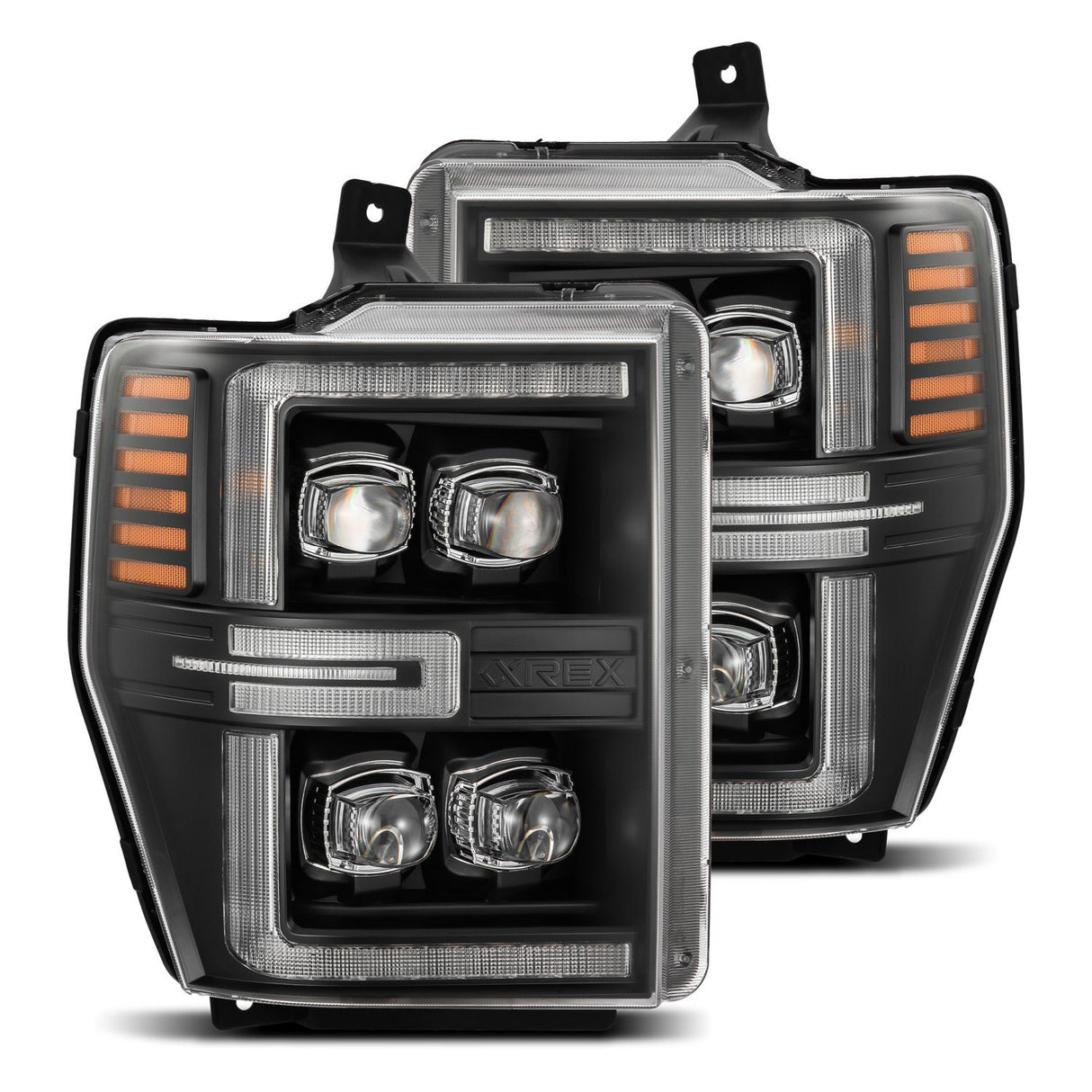 08-10 Ford Super Duty/Excursion NOVA-Series LED Projector Headlights Black