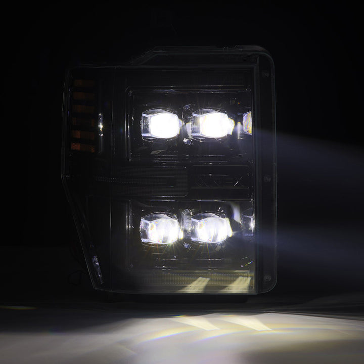 08-10 Ford Super Duty/Excursion NOVA-Series LED Projector Headlights Alpha-Black