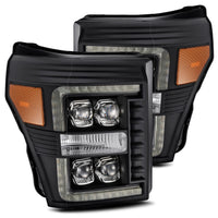11-16 Ford Super Duty NOVA-Series LED Projector Headlights Black - Backordered