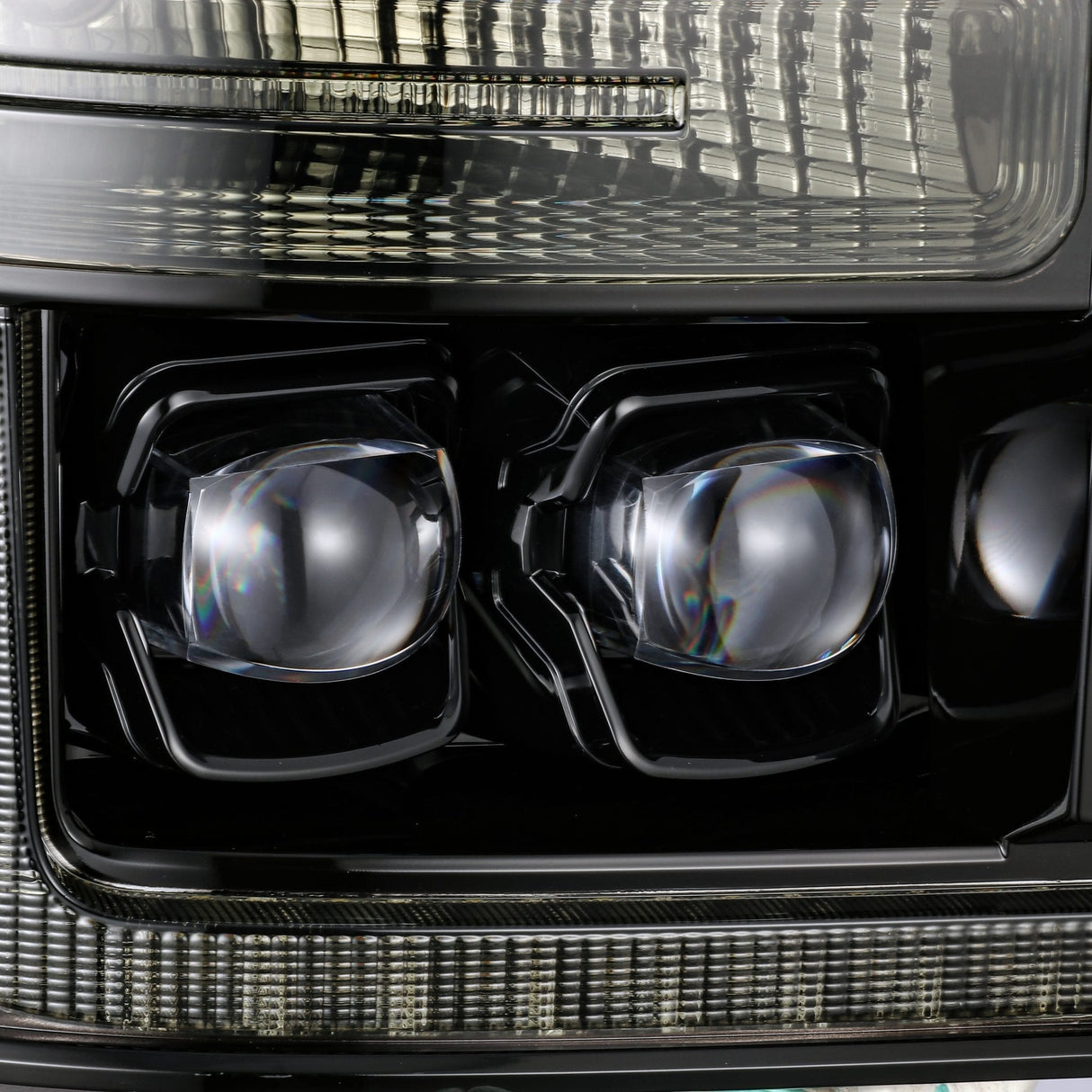 11-16 Ford Super Duty NOVA-Series LED Projector Headlights Alpha-Black