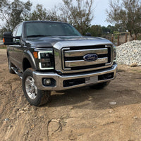 11-16 Ford Super Duty NOVA-Series LED Projector Headlights Alpha-Black - Backordered