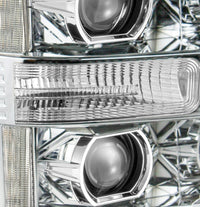 11-16 Ford Super Duty LUXX-Series LED Projector Headlights Chrome