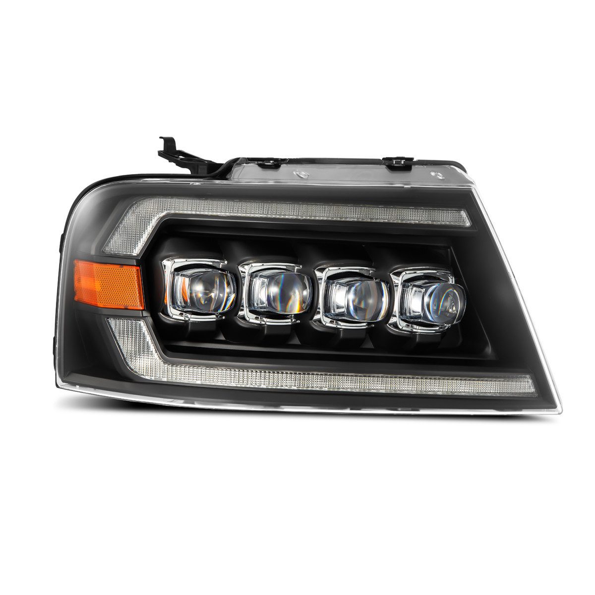 04-08 Ford F150 / 06-08 Lincoln Mark LT NOVA-Series LED Projector Headlights Black