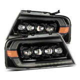 04-08 Ford F150 / 06-08 Lincoln Mark LT NOVA-Series LED Projector Headlights Alpha-Black