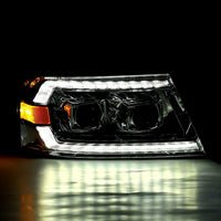 04-08 Ford F150 / 06-08 Lincoln Mark LT PRO-Series Halogen Projector Headlights Chrome