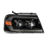 04-08 Ford F150 / 06-08 Lincoln Mark LT LUXX-Series LED Projector Headlights Alpha-Black