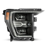 21-23 Ford F150 / 21-23 Ford F150 Raptor LUXX-Series LED Projector Headlights Black