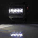 14-18 GMC Sierra NOVA-Series LED Projector Headlights Black