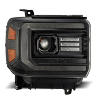 14-18 GMC Sierra PRO-Series Halogen Projector Headlights Alpha-Black - Backordered
