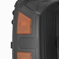 14-18 GMC Sierra PRO-Series Halogen Projector Headlights Alpha-Black - Backordered