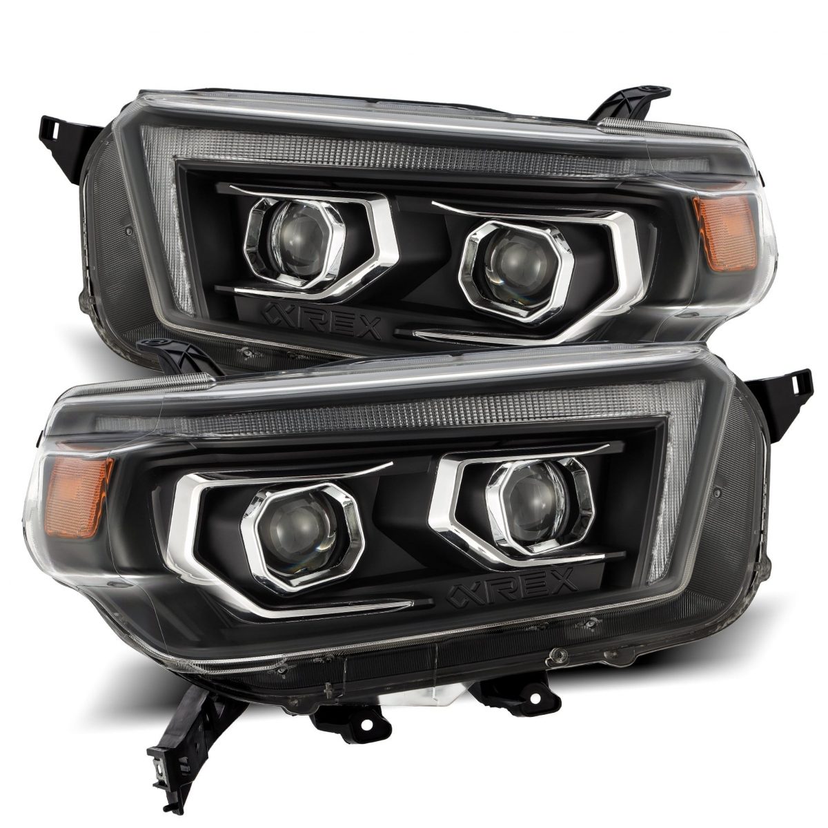 10-13 Toyota 4Runner LUXX-Series Projector Headlights Black