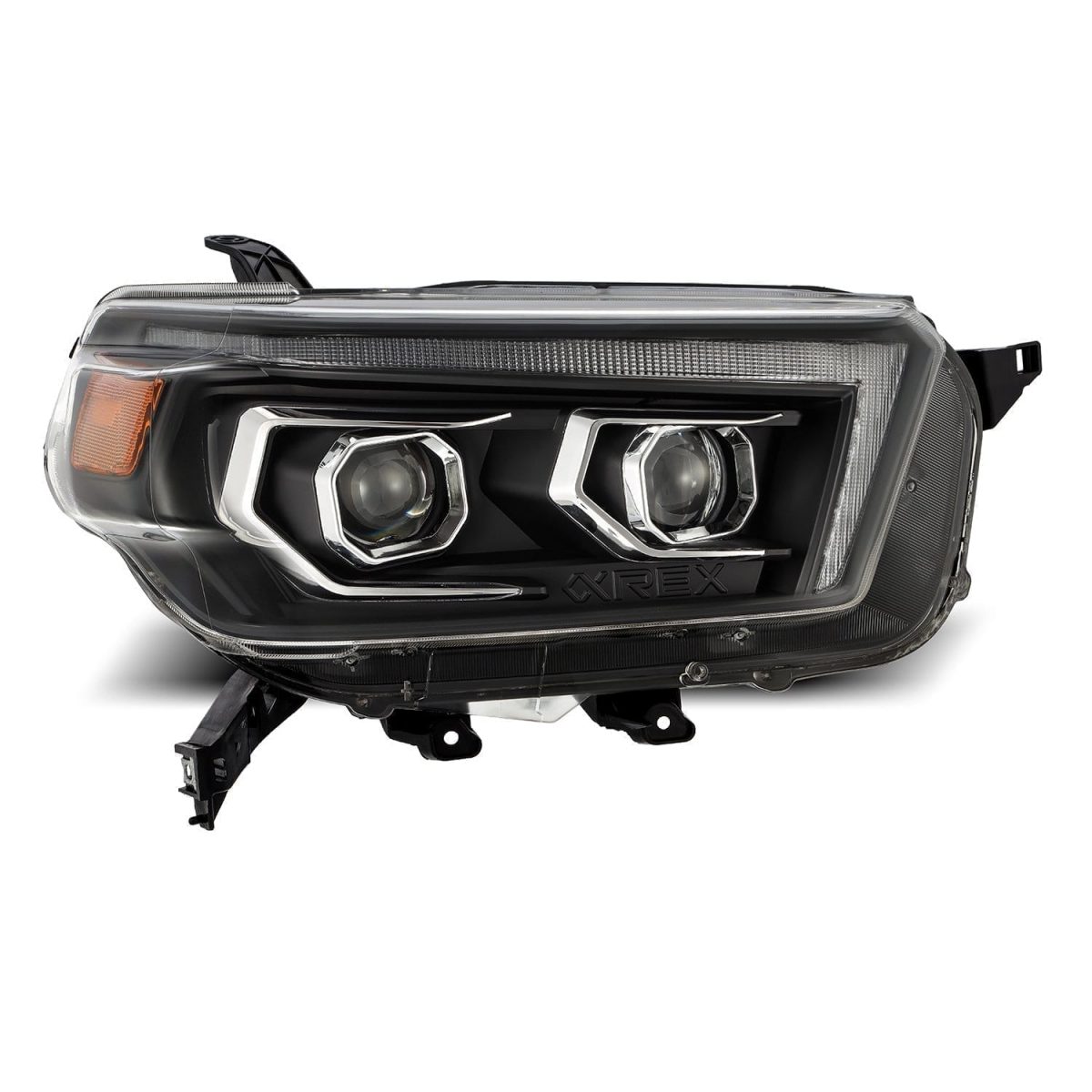 10-13 Toyota 4Runner PRO-Series Halogen Projector Headlights Black