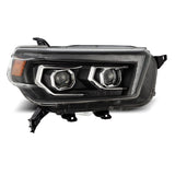 10-13 Toyota 4Runner PRO-Series Halogen Projector Headlights Black