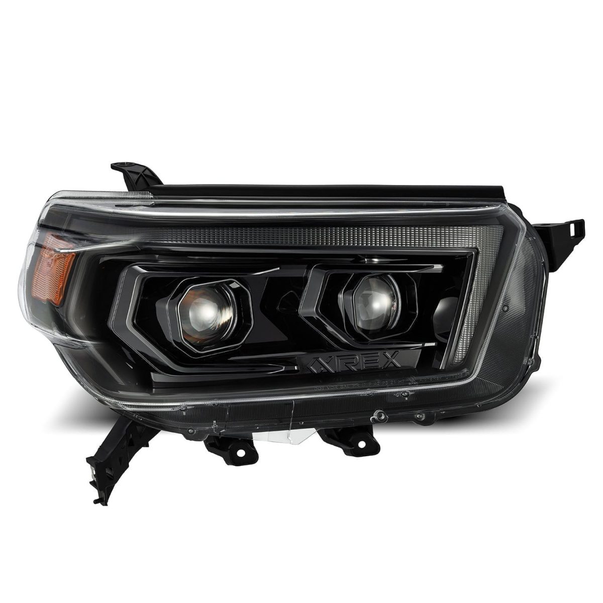 10-13 Toyota 4Runner LUXX-Series Projector Headlights Alpha-Black