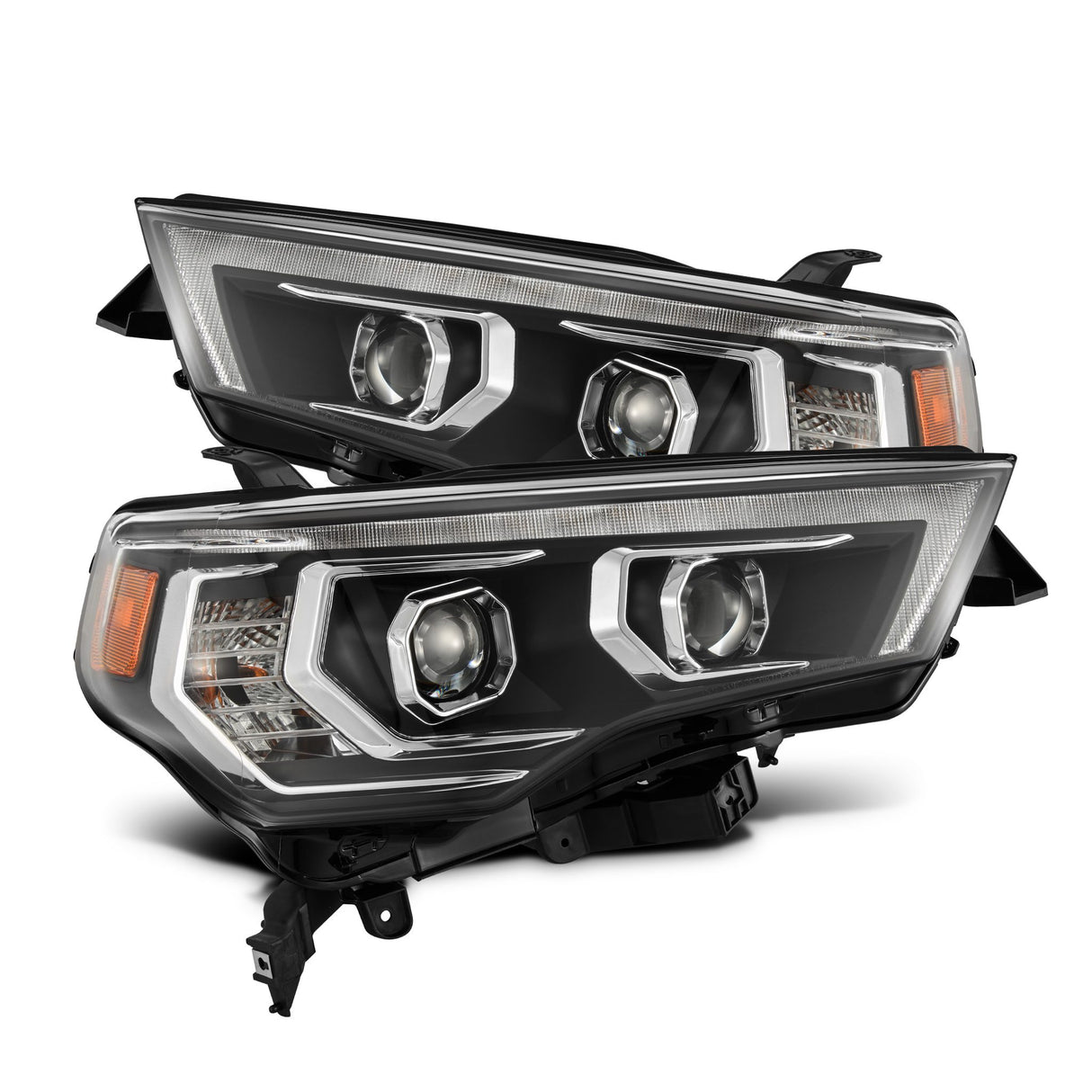 14-23 Toyota 4Runner MK II LUXX-Series LED Projector Headlights Alpha-Black