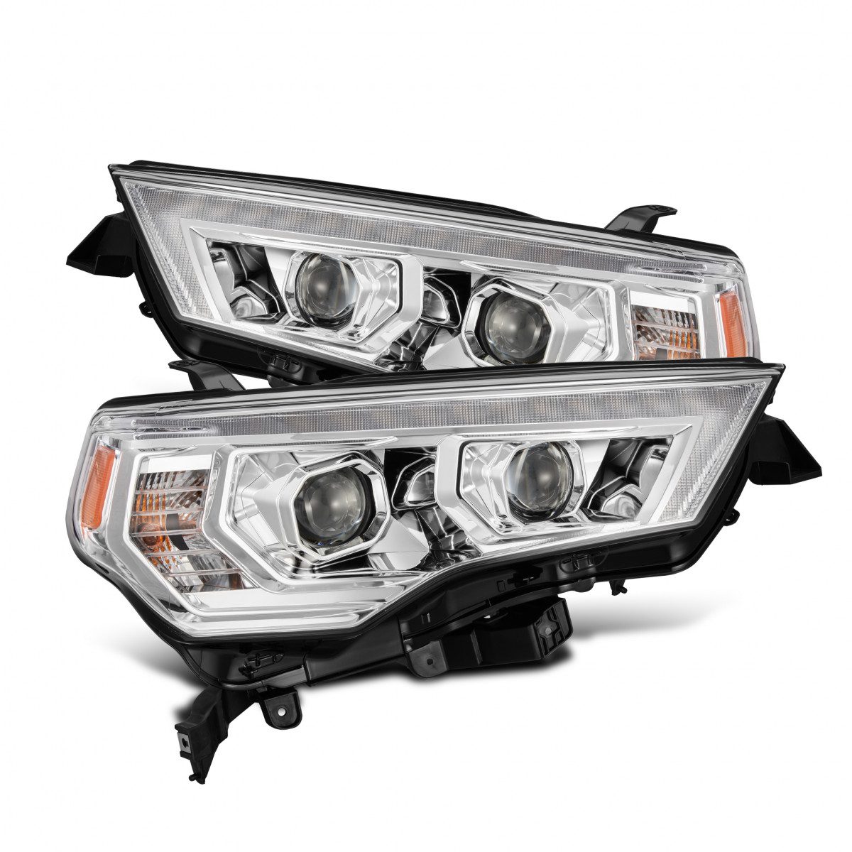 14-20 Toyota 4Runner MK II PRO-Series Halogen Projector Headlights Chrome