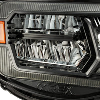 05-11 Toyota Tacoma LUXX-Series LED Crystal Headlights Alpha-Black - Backordered