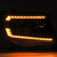 05-11 Toyota Tacoma LUXX-Series LED Crystal Headlights Alpha-Black - Backordered