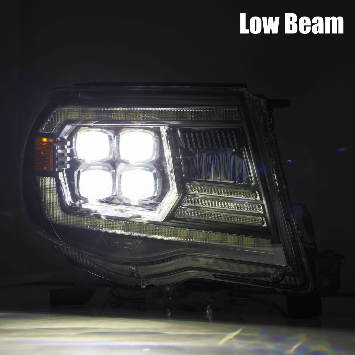 05-11 Toyota Tacoma NOVA-Series LED Projector Headlights Alpha-Black