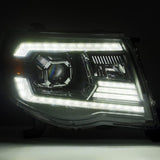 05-11 Toyota Tacoma LUXX-Series LED Projector Headlights Black