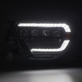 12-15 Toyota Tacoma NOVA-Series LED Projector Headlights Black