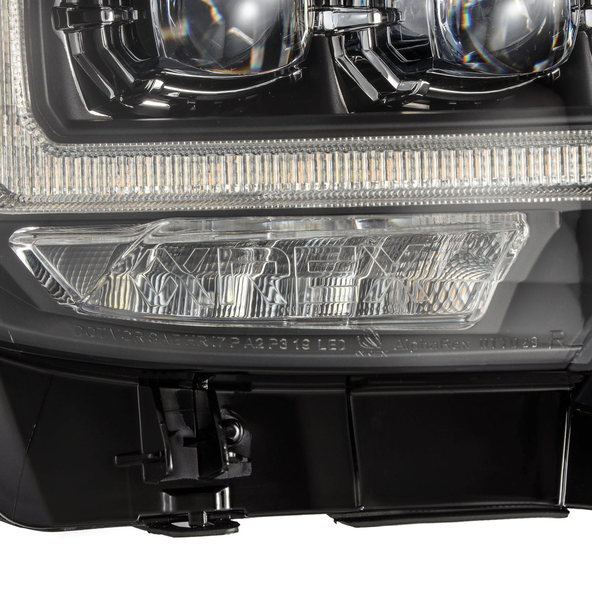 16-23 Toyota Tacoma NOVA-Series LED Projector Headlights Black