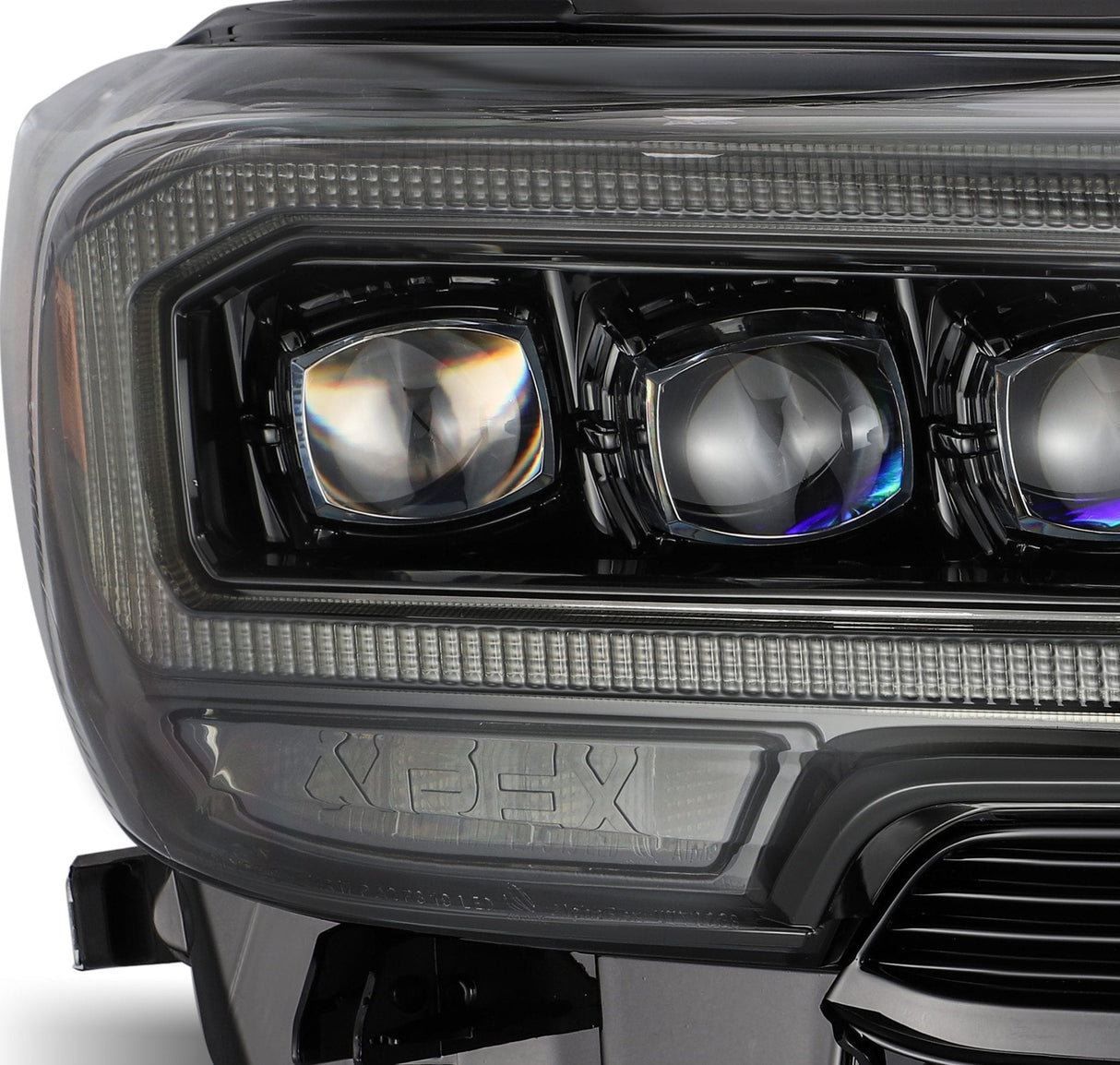 16-23 Toyota Tacoma NOVA-Series LED Projector Headlights Alpha-Black