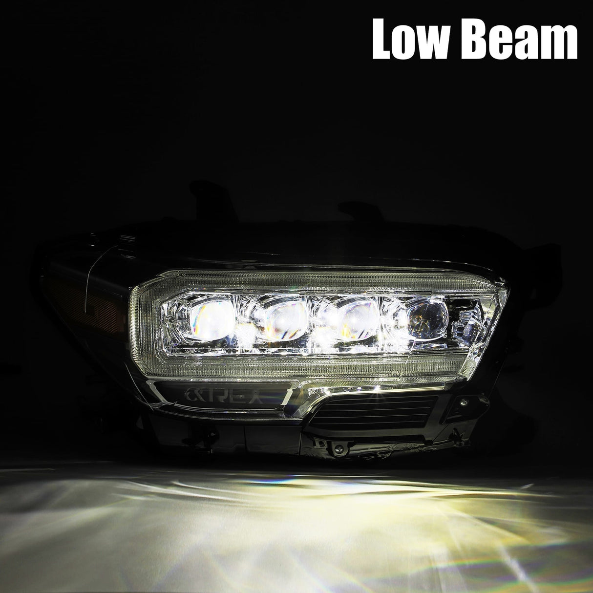 16-23 Toyota Tacoma NOVA-Series LED Projector Headlights Black