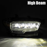 16-23 Toyota Tacoma NOVA-Series LED Projector Headlights Chrome