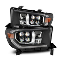 07-13 Toyota Tundra/08-17 Toyota Sequoia MK II NOVA-Series LED Projector Headlights Black (With Level Adjuster) - Backordered