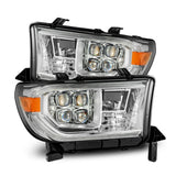 07-13 Toyota Tundra/08-17 Toyota Sequoia MK II NOVA-Series LED Projector Headlights Chrome (With Level Adjuster)